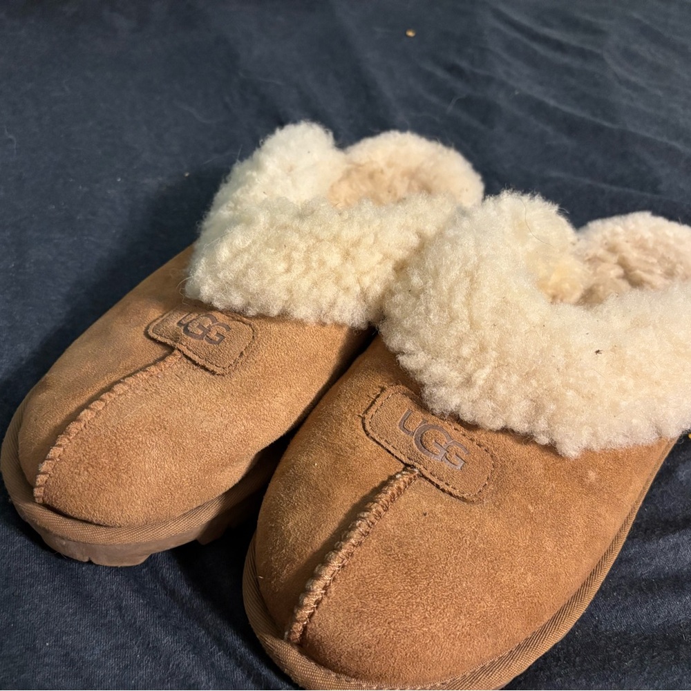 UGG Cozy Tan Slippers